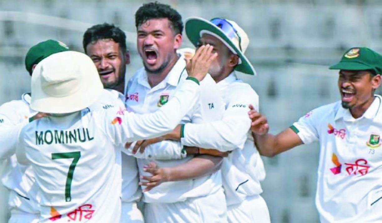 ঘরের মাঠে প্রথমবার পাকিস্তানকে টেস্টে হারাল বাংলাদেশ