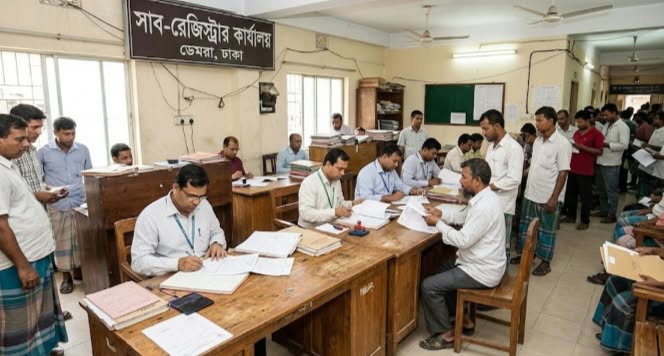 দলিল ছাড়া রেজিষ্ট্রেশন হয় ডেমরা সাব রেজিস্ট্রার অফিসে
