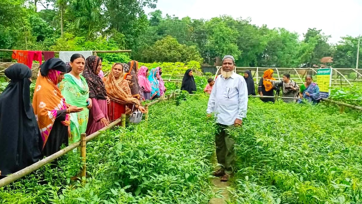 নেত্রকোনায় কবিতার বাড়িই যেন প্রকৃতির পাঠশালা