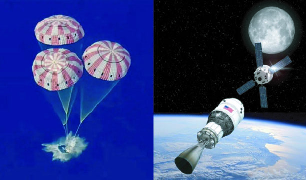 চাঁদের কক্ষপথ ঘুরে নিরাপদে পৃথিবীতে ফিরেছেন চার নভোচারী