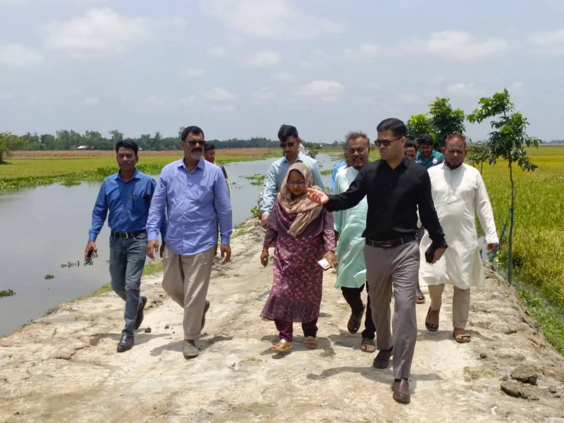 রাণীশংকৈলে খাল খনন কর্মসূচির পরিদর্শন করলেন জেলা প্রশাসক "রফিকুল ইসলাম"