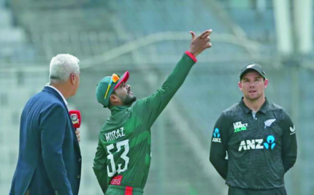 মিরপুরে শুরু বাংলাদেশ-নিউজিল্যান্ড ওয়ানডে সিরিজ, টস জিতে আগে ব্যাটিং কিউইদের