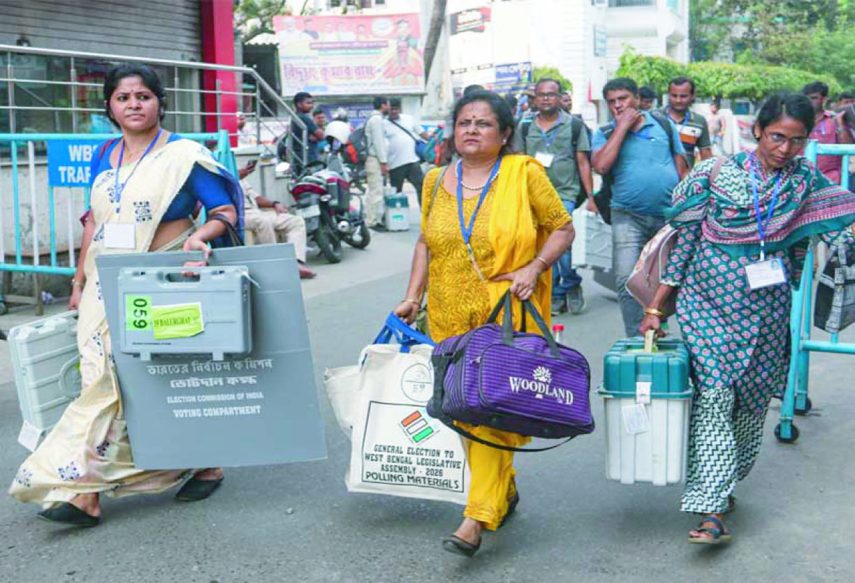 ভারতের পশ্চিমবঙ্গ ও তামিলনাডুতে বিধানসভার ভোটগ্রহণ আজ