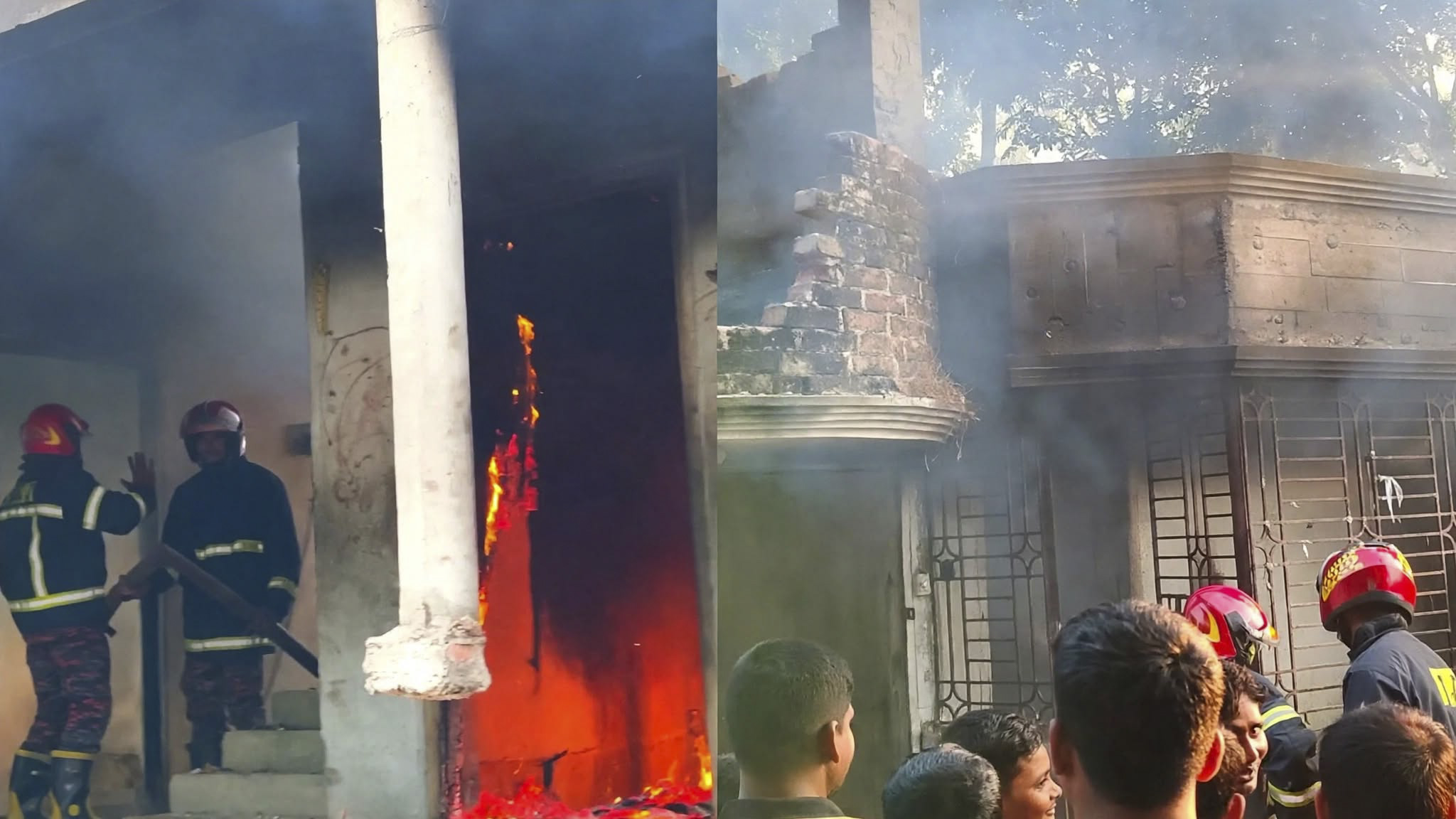 ছাত্রীকে ধর্ষণচেষ্টার অভিযোগে পরিচালক আটক, ক্ষুব্ধ জনতার মাদ্রাসা ভবন আগ্নিসংযোগ