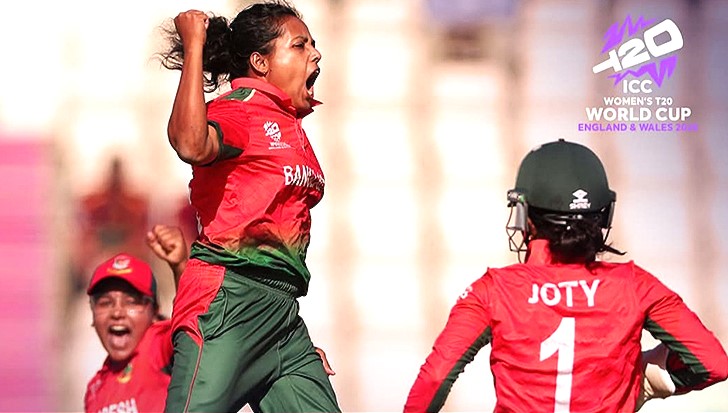 নারী টি-টোয়েন্টি বিশ্বকাপ: পাকিস্তানকে হারাল বাংলাদেশ