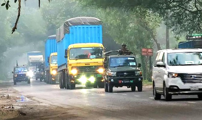 কঠোর নিরাপত্তায় রূপপুরে পৌঁছাল ইউরেনিয়ামের চতুর্থ চালান, স্টেজ-সি'তে প্রথম ইউনিট