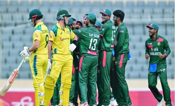 দেশের মাটিতে অস্ট্রেলিয়াকে হারিয়ে ইতিহাস গড়ল বাংলাদেশ