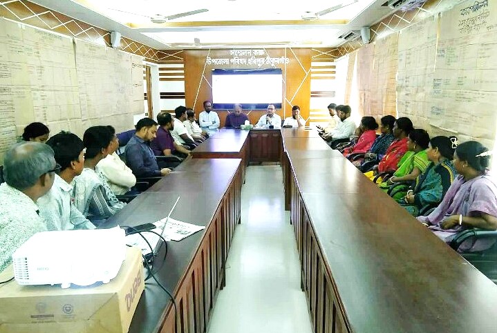 উপজেলা দুর্যোগ ব্যবস্থাপনা কমিটির সাথে হরিপুরে এসওডি বিষয়ক সভা অনুষ্ঠিত