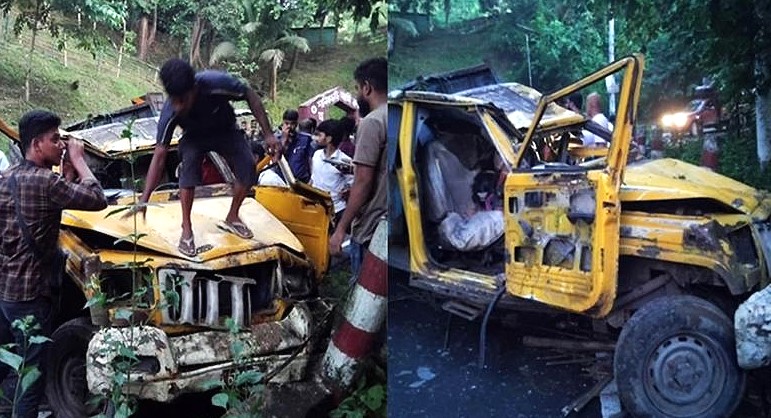 রাঙামাটিতে পিকআপ উল্টে নিহত ৪, আহত ২